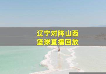 辽宁对阵山西篮球直播回放