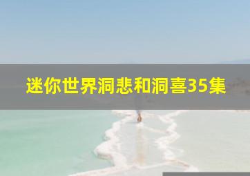 迷你世界洞悲和洞喜35集