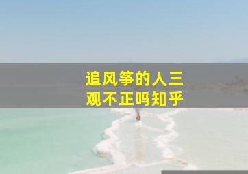 追风筝的人三观不正吗知乎