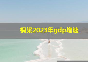 铜梁2023年gdp增速