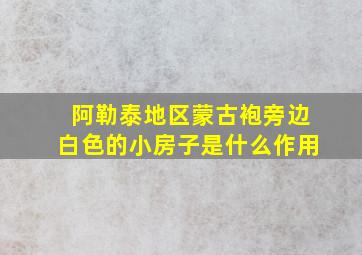 阿勒泰地区蒙古袍旁边白色的小房子是什么作用