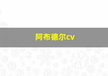 阿布德尔cv