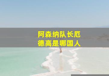 阿森纳队长厄德高是哪国人