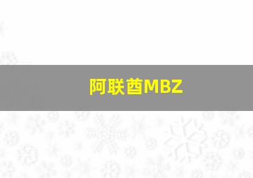 阿联酋MBZ