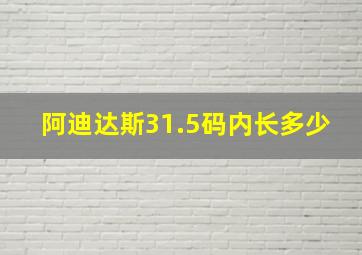 阿迪达斯31.5码内长多少