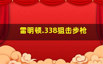 雷明顿.338狙击步枪