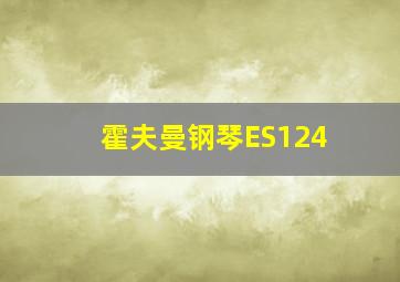 霍夫曼钢琴ES124