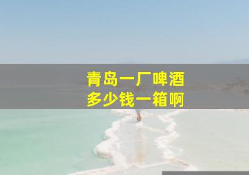 青岛一厂啤酒多少钱一箱啊