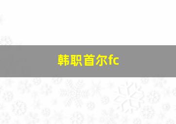 韩职首尔fc