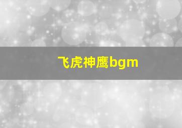 飞虎神鹰bgm