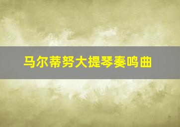 马尔蒂努大提琴奏鸣曲