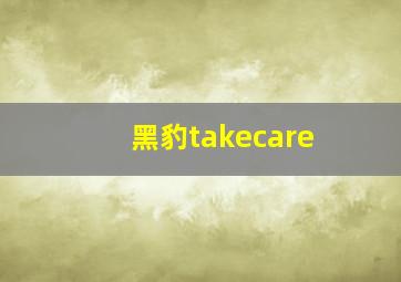 黑豹takecare