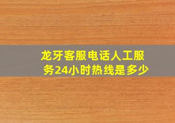 龙牙客服电话人工服务24小时热线是多少