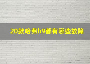 20款哈弗h9都有哪些故障