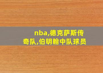 nba,德克萨斯传奇队,伯明翰中队球员