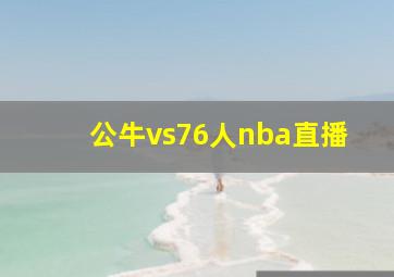 公牛vs76人nba直播