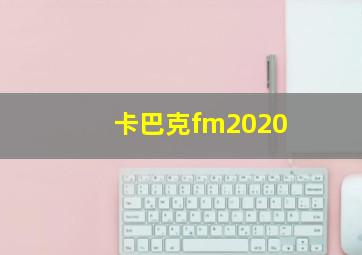 卡巴克fm2020