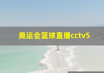 奥运会篮球直播cctv5