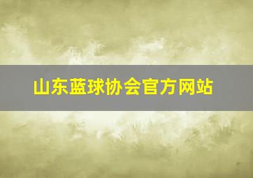 山东蓝球协会官方网站