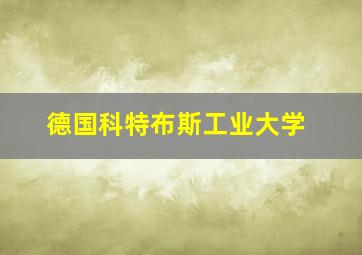 德国科特布斯工业大学