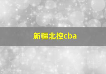 新疆北控cba