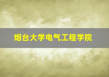 烟台大学电气工程学院