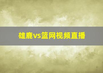 雄鹿vs篮网视频直播