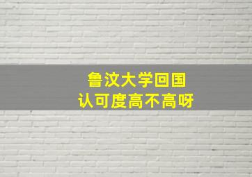 鲁汶大学回国认可度高不高呀